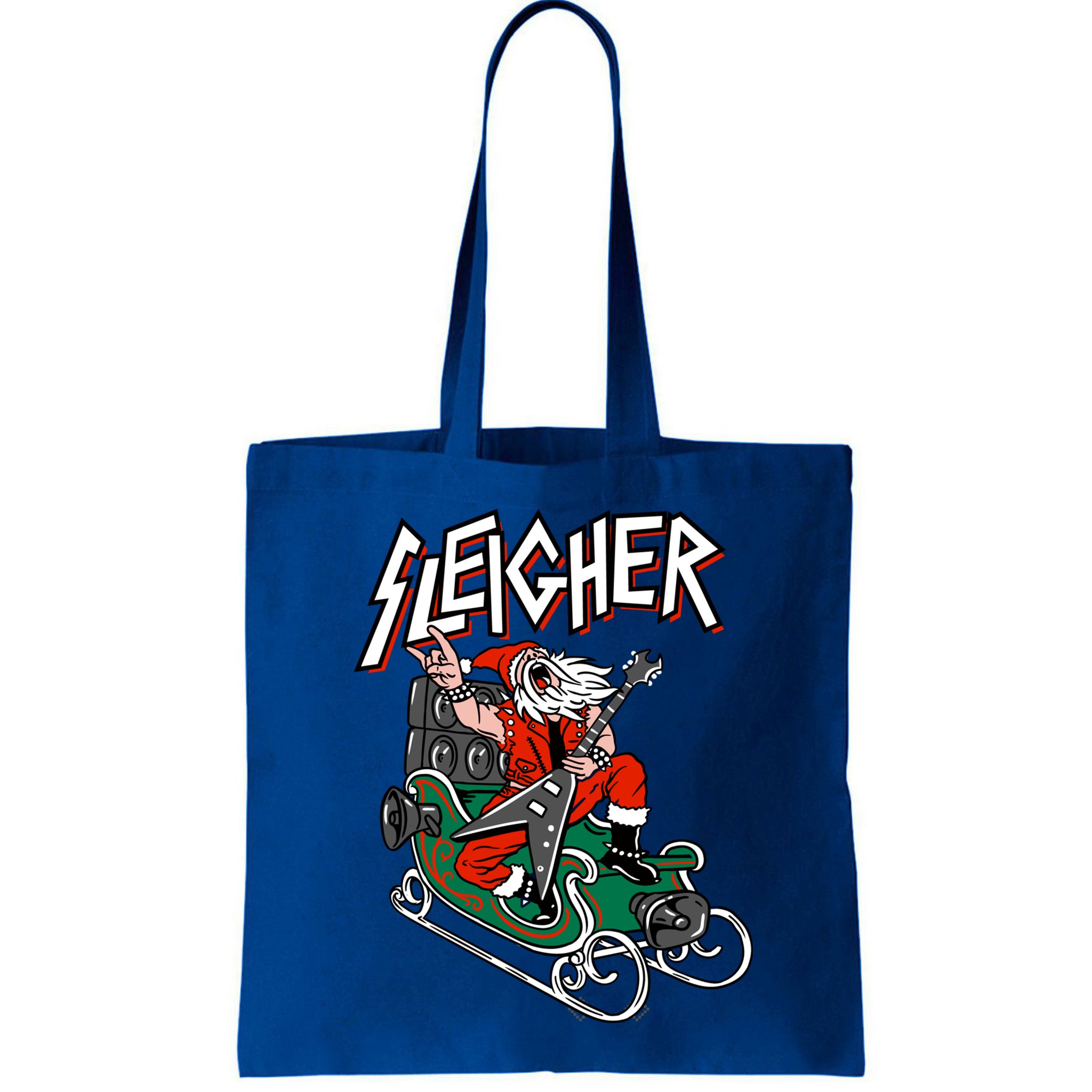 Ugly Christmas Sweater Sleigher Heavy Metal Santa Meaningful Gift Bag