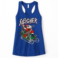 Ugly Christmas Sweater Sleigher Heavy Metal Santa Meaningful Gift Womens Tank Top