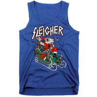 Ugly Christmas Sweater Sleigher Heavy Metal Santa Meaningful Gift Tank Top