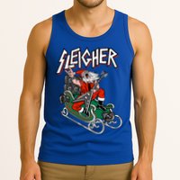 Ugly Christmas Sweater Sleigher Heavy Metal Santa Meaningful Gift Tank Top