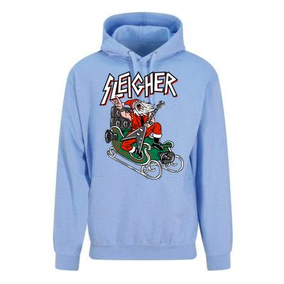 Ugly Christmas Sweater Sleigher Heavy Metal Santa Meaningful Gift Unisex Surf Hoodie