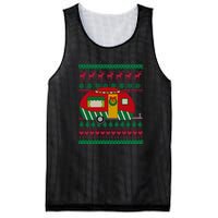 Ugly Christmas Sweater Camping Gift Funny Xmas Mesh Reversible Basketball Jersey Tank