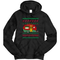 Ugly Christmas Sweater Camping Gift Funny Xmas Tie Dye Hoodie