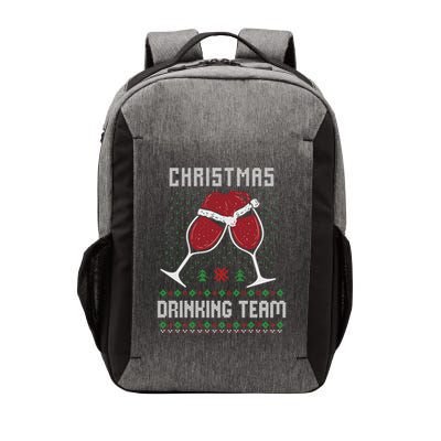 Ugly Christmas Sweater Alcohol Drink Beer Drinking Team Wine Vector Backpack