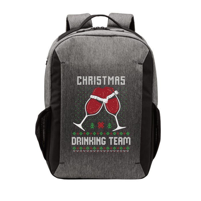 Ugly Christmas Sweater Alcohol Drink Beer Drinking Team Wine Vector Backpack