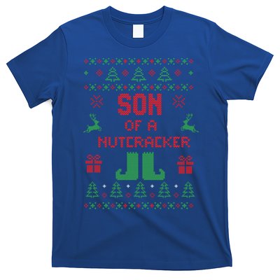 Ugly Christmas Sweater Son Of A Nutcracker Funny Meaningful Gift T-Shirt