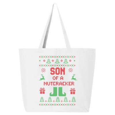 Ugly Christmas Sweater Son Of A Nutcracker Funny Meaningful Gift 25L Jumbo Tote