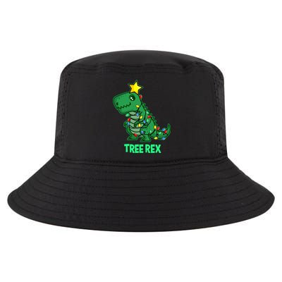 Ugly Christmas T Rex Christmas Tree Rex Gift Cool Comfort Performance Bucket Hat