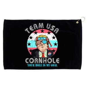 Usa Cornhole Team Cornhole Funny Cornhole Grommeted Golf Towel