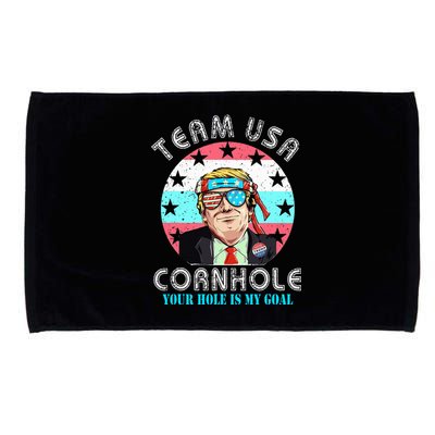 Usa Cornhole Team Cornhole Funny Cornhole Microfiber Hand Towel