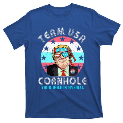 Usa Cornhole Team Cornhole Funny Cornhole T-Shirt