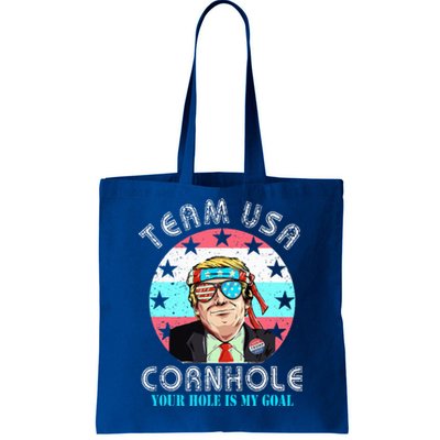 Usa Cornhole Team Cornhole Funny Cornhole Tote Bag