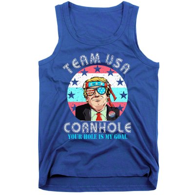 Usa Cornhole Team Cornhole Funny Cornhole Tank Top