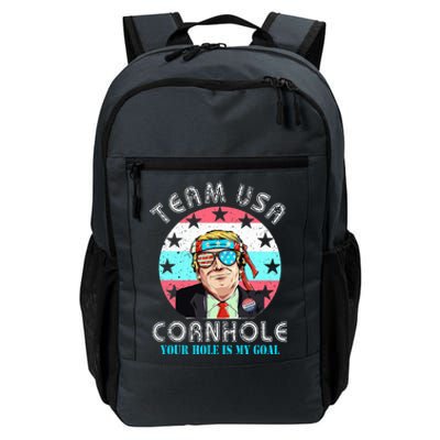 Usa Cornhole Team Cornhole Funny Cornhole Daily Commute Backpack