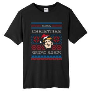 Ugly Christmas Trump Make Christmas Great Again Cool Gift Tall Fusion ChromaSoft Performance T-Shirt