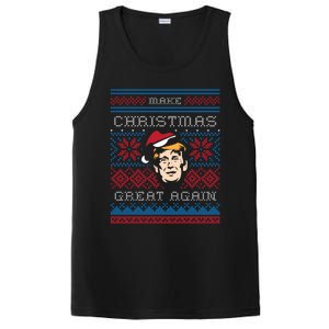 Ugly Christmas Trump Make Christmas Great Again Cool Gift PosiCharge Competitor Tank