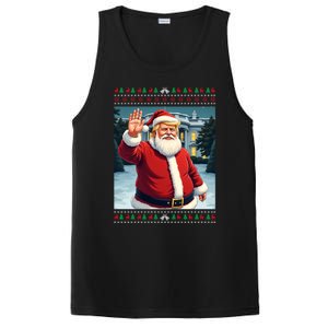 Ugly Christmas Trump Santa Funny Christmas Gift PosiCharge Competitor Tank