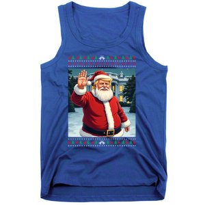 Ugly Christmas Trump Santa Funny Christmas Gift Tank Top