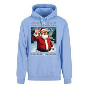 Ugly Christmas Trump Santa Funny Christmas Gift Unisex Surf Hoodie