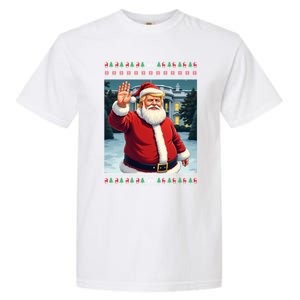 Ugly Christmas Trump Santa Funny Christmas Gift Garment-Dyed Heavyweight T-Shirt