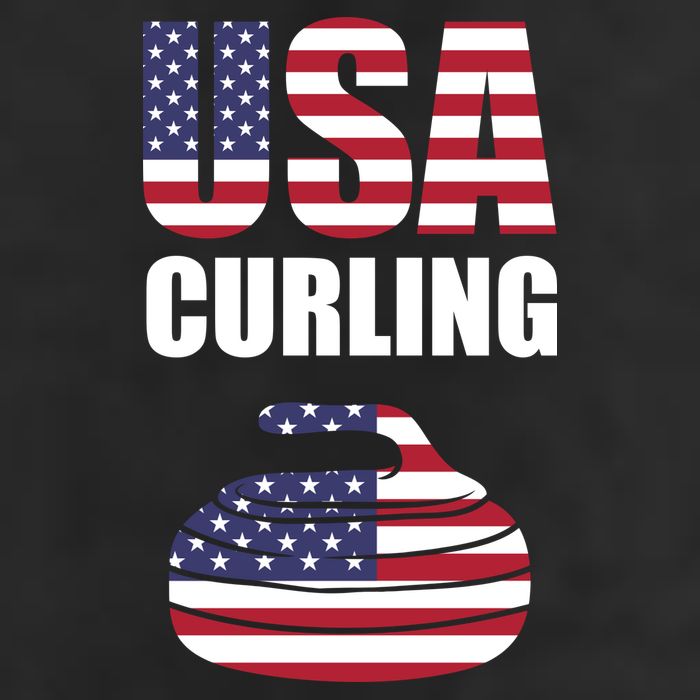 USA Curling Team Flag Sport Adult Drive Performance Visor