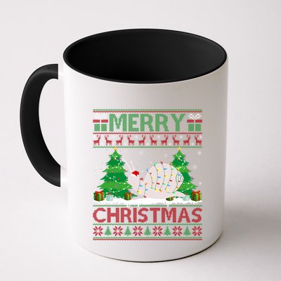 Ugly Christmas Tree Lighting Snail Ugly Xmas Gift Mug