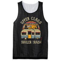 Upper Class Trailer Trash Retro Vintage Sunset Mesh Reversible Basketball Jersey Tank