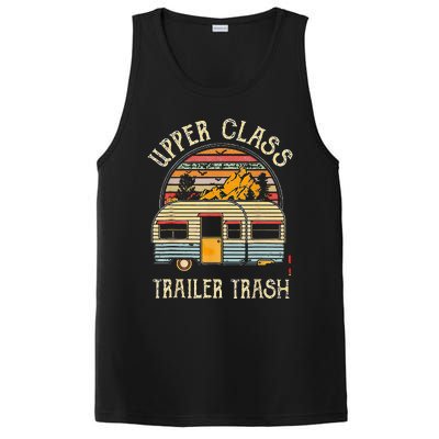 Upper Class Trailer Trash Retro Vintage Sunset PosiCharge Competitor Tank