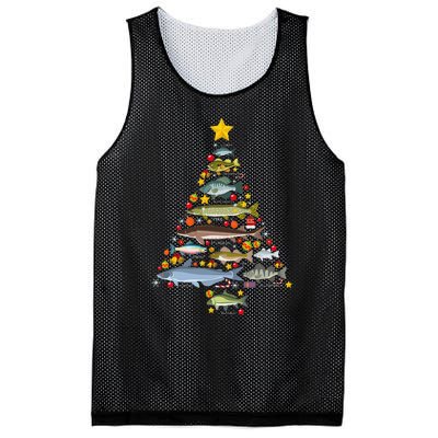 Unique Christmas Tree Decorations Freshwater Fish Species Ornament Mesh Reversible Basketball Jersey Tank