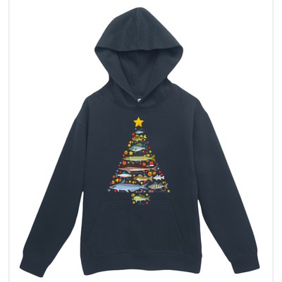 Unique Christmas Tree Decorations Freshwater Fish Species Ornament Urban Pullover Hoodie