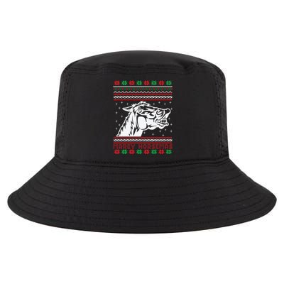 Ugly Christmas The Horse Gift For Lovers Cool Comfort Performance Bucket Hat