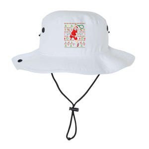 Ugly Christmas Tennis Player Santa Claus Gift Legacy Cool Fit Booney Bucket Hat