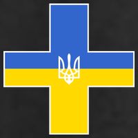 Ukrainian Cross Ukraine Support Stand With Pray Adult Drive Performance Visor