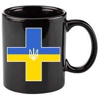 Ukrainian Cross Ukraine Support Stand With Pray 11oz C Handle Ceramic Mug