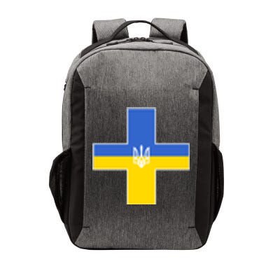 Ukrainian Cross Ukraine Support Stand With Pray Vector Backpack