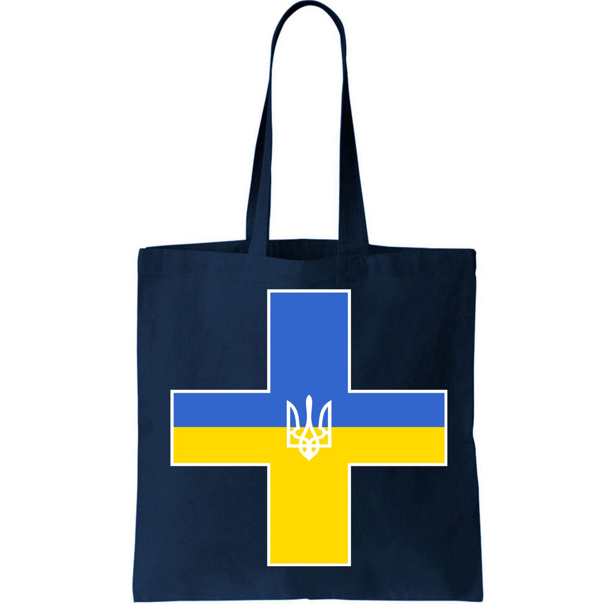 Ukrainian Cross Ukraine Support Stand With Pray Bag