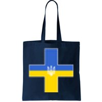 Ukrainian Cross Ukraine Support Stand With Pray Tote Bag