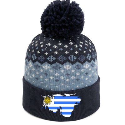 Uruguay Country The Baniff Cuffed Pom Beanie