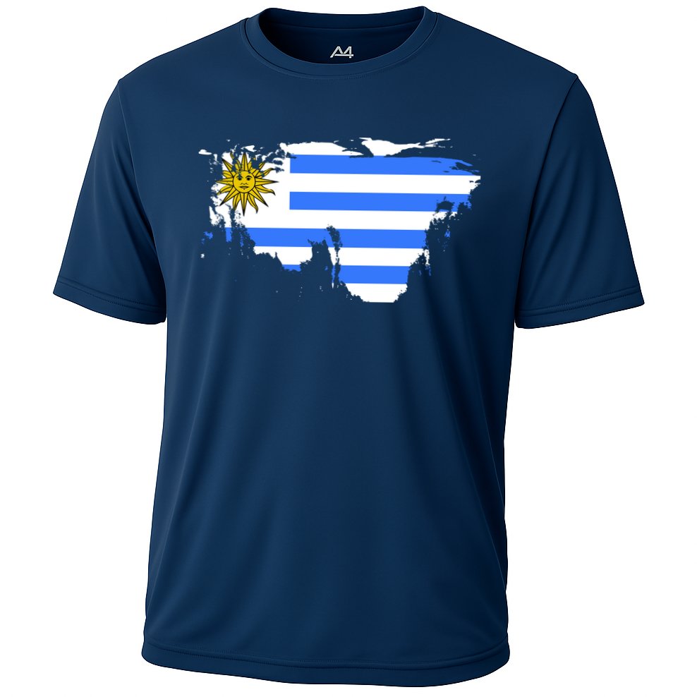 Uruguay Country Cooling Performance Crew T-Shirt
