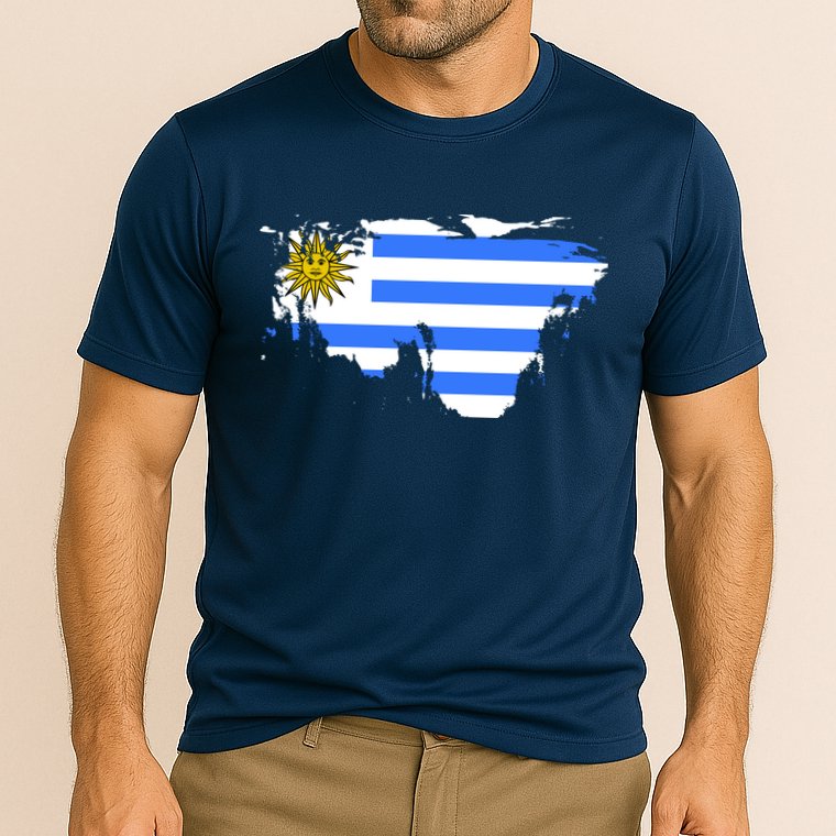 Uruguay Country Cooling Performance Crew T-Shirt