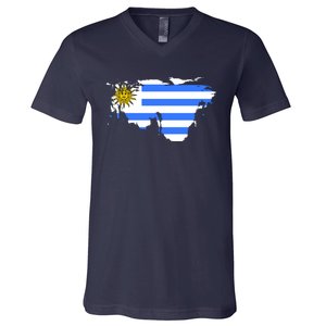 Uruguay Country V-Neck T-Shirt