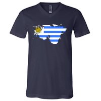 Uruguay Country V-Neck T-Shirt