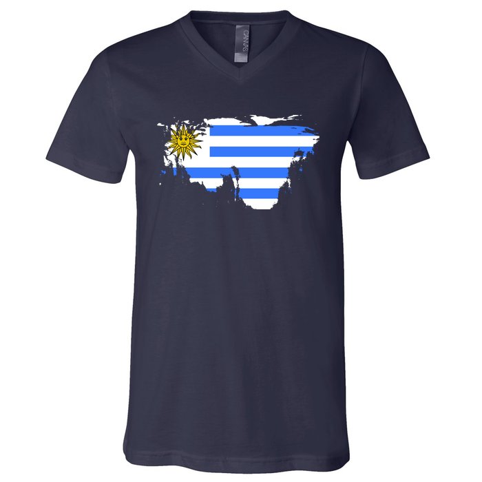 Uruguay Country V-Neck T-Shirt