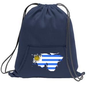 Uruguay Country Sweatshirt Cinch Pack Bag