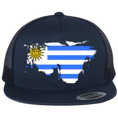 Uruguay Country Flat Bill Trucker Hat