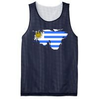 Uruguay Country Mesh Reversible Basketball Jersey Tank