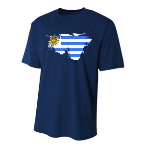 Uruguay Country Performance Sprint T-Shirt