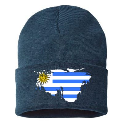 Uruguay Country Sustainable Knit Beanie