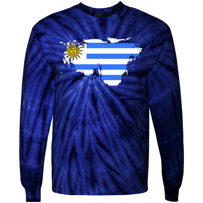 Uruguay Country Tie-Dye Long Sleeve Shirt