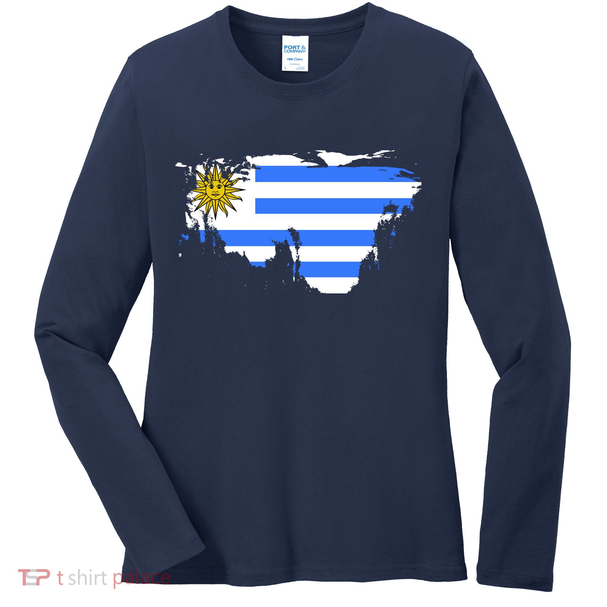 Uruguay Country Ladies Long Sleeve Shirt